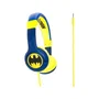 OTL Auriculares Infantiles Batman Bat Signal Azules y Amarillos